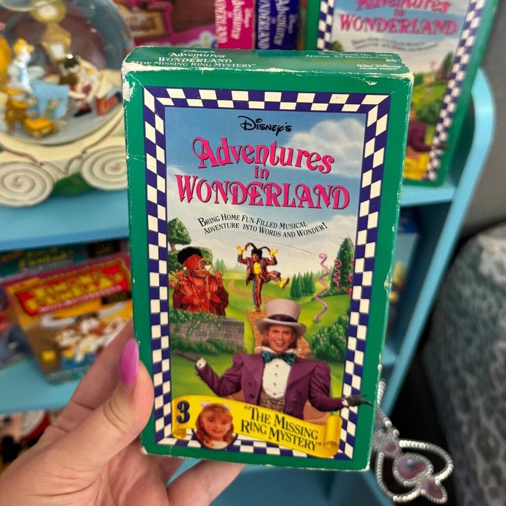 DISNEY'S ADVENTURES IN WONDERLAND - THE‎ MISSING RING MYSTERY VOLUME 3 VHS*